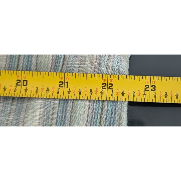 Corridor Jacquard Camp Shirt Men's Size Large Blue Stripe Short Sleeve Button Up - Picture 8 of 9